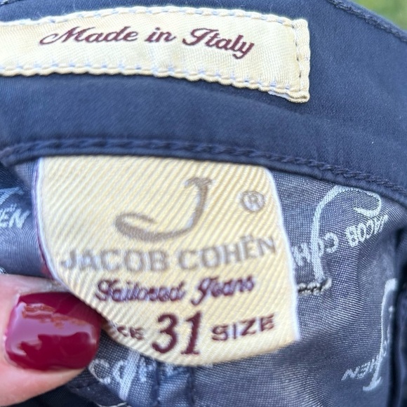 Jacob Cohen Navy Blue Shorts Size 31 Made in Italy - Picture 3 of 7